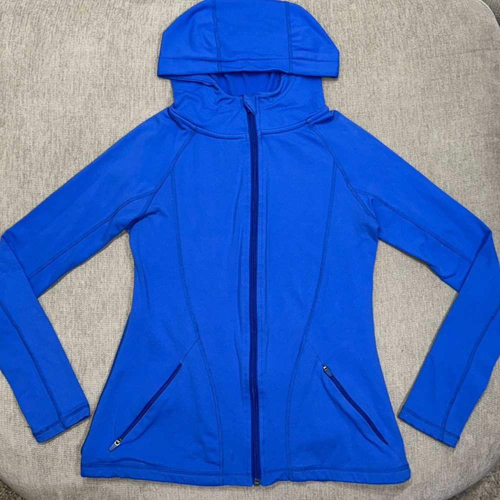 Royal Blue Athletic Zip-Up Jacket